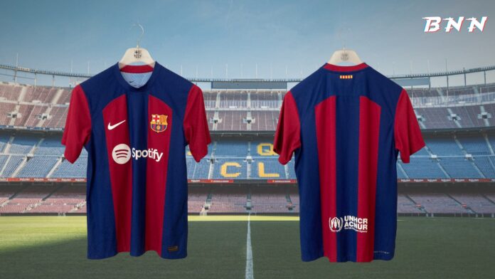 Revealed First Real Photos Of The 2023 2024 Home Jersey Of Fc Barcelona