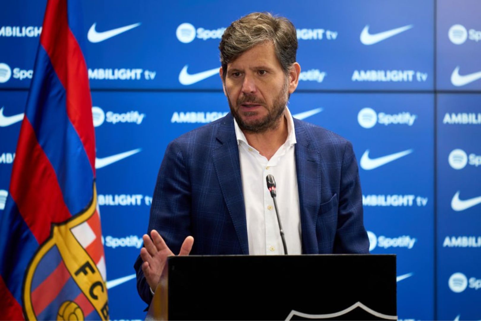 Barcelona director of football Mateu Alemany