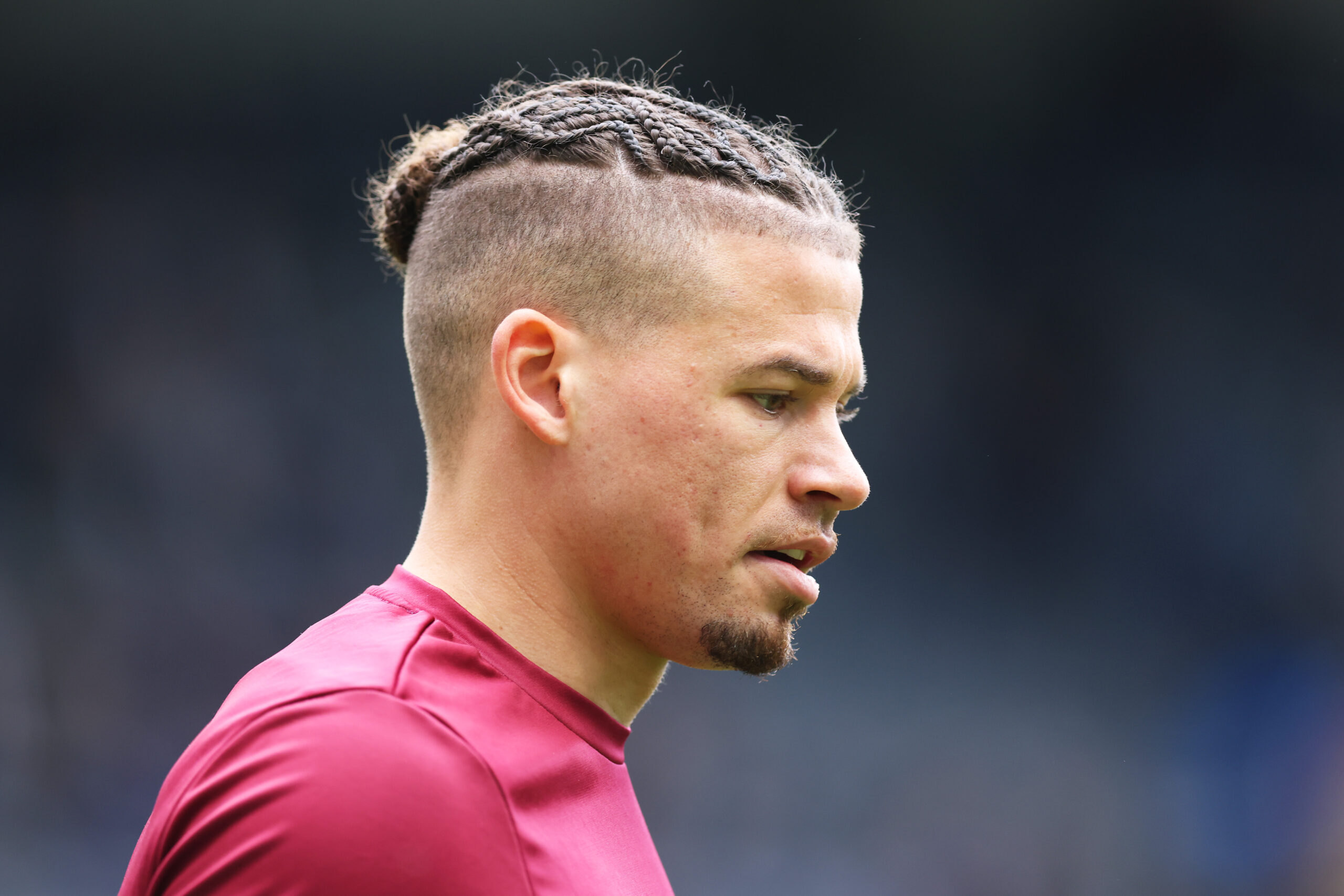 NEWCASTLE UPON TYNE, ENGLAND - MARCH 30: Kalvin Phillips of West Ham United looks on during the warm up prior t the Premier League match between Newcastle United and West Ham United at St. James Park on March 30, 2024 in Newcastle upon Tyne, England.